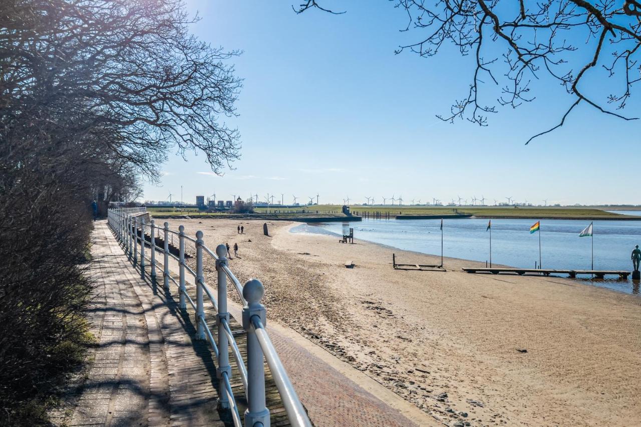 Vivid - Ideal Fuer 4 - Strandnaehe Mit 2 Terrassen - 2 Sz & Wz Varel Eksteriør bilde